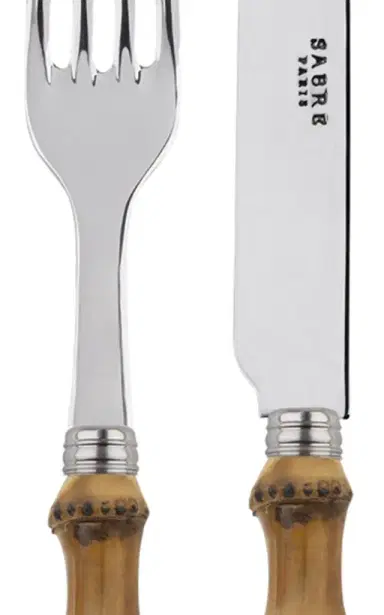 Sabre Panda Bamboo Five-Piece Silverware Set | Thumbnail 4 Sabre Panda Bamboo Five-Piece Silverware Set | Thumbnail 4