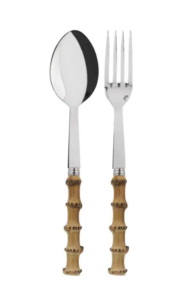 Sabre Panda Bamboo Two-Piece Serving Set