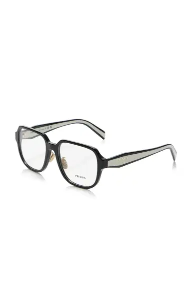 Prada Square-Frame Acetate Glasses | Thumbnail 3 Prada Square-Frame Acetate Glasses | Thumbnail 3