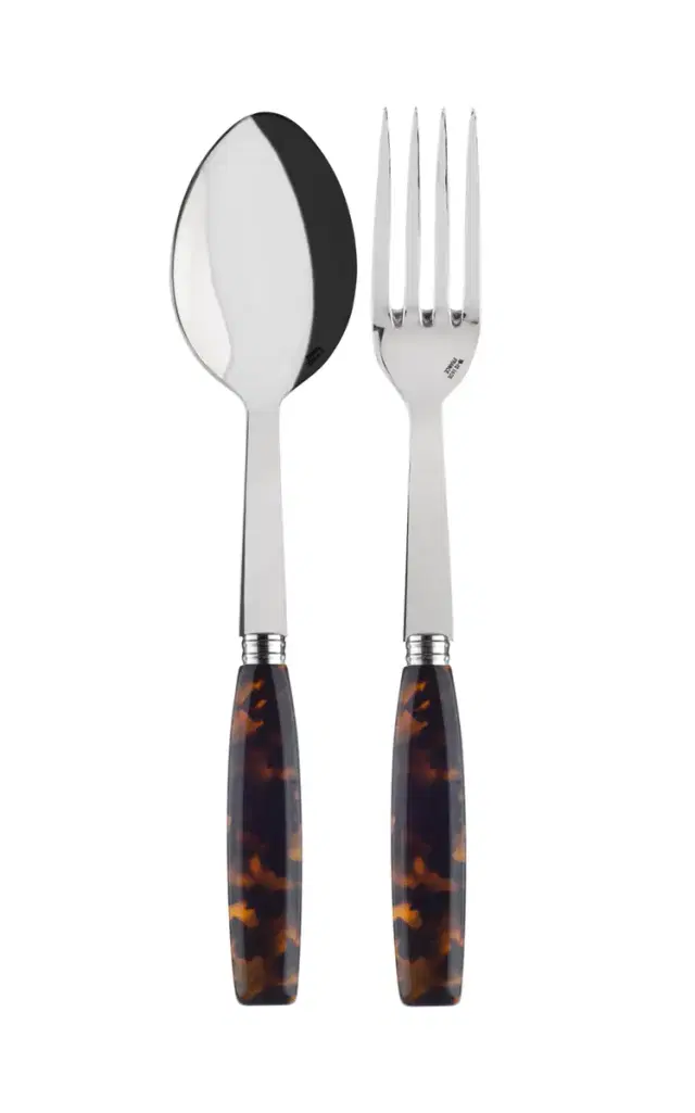 Sabre Djembe Tortoiseshell Two-Piece Serving Set