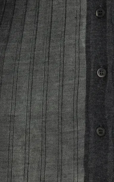 Prada Collared Knit Silk Cashmere Cardigan | Thumbnail 9