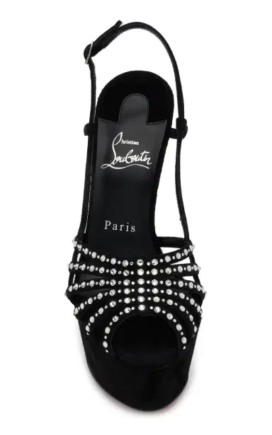 Christian Louboutin Alta 160mm Veau Velours Platform Sandals | Thumbnail 3