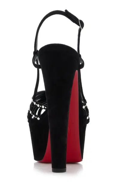 Christian Louboutin Alta 160mm Veau Velours Platform Sandals | Thumbnail 4