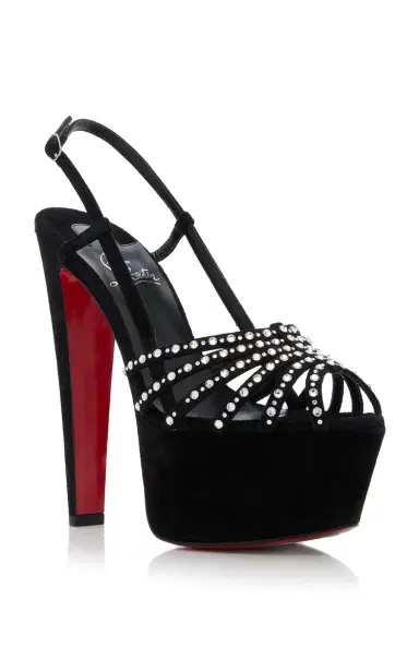 Christian Louboutin Alta 160mm Veau Velours Platform Sandals | Thumbnail 5