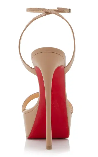 Christian Louboutin Loubi Queen Alta 150mm Leather Platform Sandals | Thumbnail 6