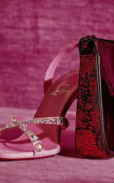 Christian Louboutin Emilie 100mm Embellished Suede Sandals | Thumbnail 3