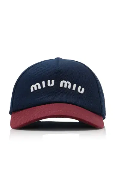 Miu Miu Cotton Baseball Cap | Thumbnail 2