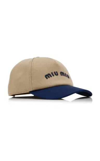 Miu Miu Cotton Baseball Cap | Thumbnail 4