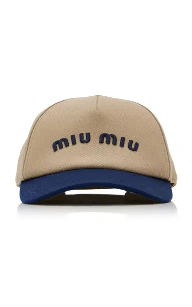 Miu Miu Cotton Baseball Cap | Thumbnail 1