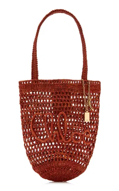 Chloé Woven Raffia Tote Bag | Thumbnail 6 Chloé Woven Raffia Tote Bag | Thumbnail 6