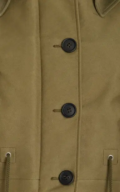 Prada Fleece-Lined Cotton Cropped Jacket | Thumbnail 5
