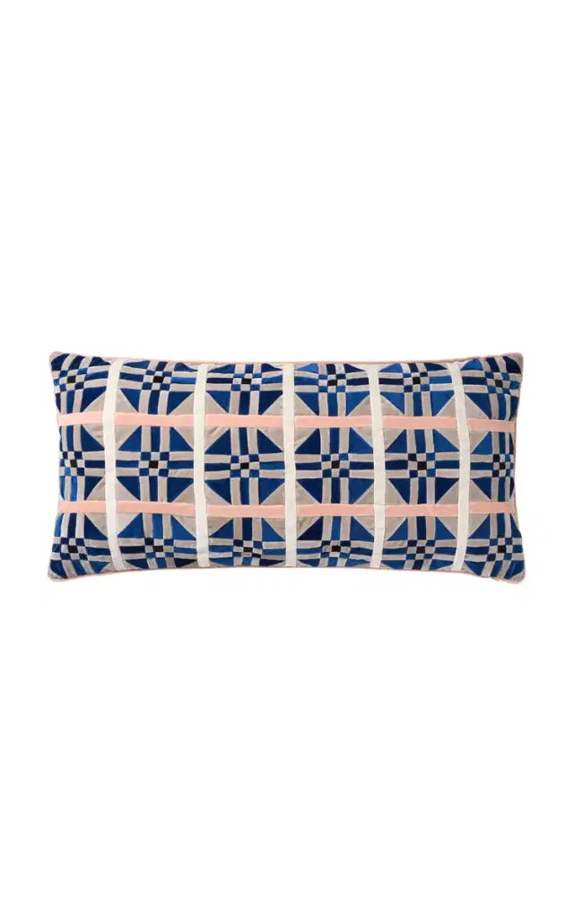 CHRISTINA LUNDSTEEN Ivy Cotton Velvet Cushion - Multi