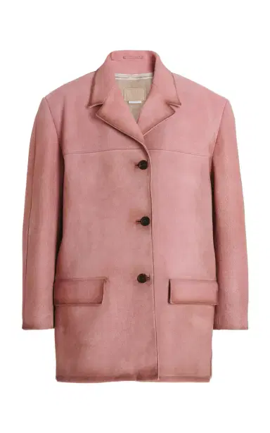 Prada Waxed Suede Coat | Thumbnail 6 Prada Waxed Suede Coat | Thumbnail 6