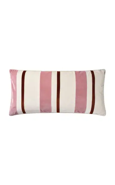 CHRISTINA LUNDSTEEN Helena Cotton Velvet Cushion - Multi | Thumbnail 1
