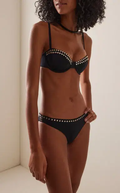 Simkhai Kassy Studded Bikini Bottom | Thumbnail 2