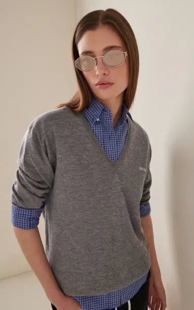 Miu Miu Round-Frame Metal Sunglasses | Thumbnail 2 Miu Miu Round-Frame Metal Sunglasses | Thumbnail 2