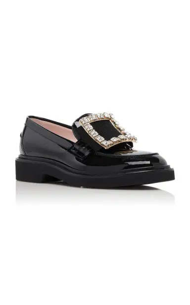 Roger Vivier Viv Rangers Buckle Patent Loafers | Thumbnail 4