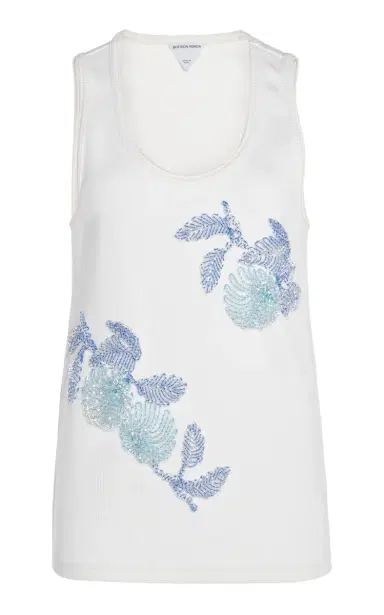 Bottega Veneta Beaded Cotton Tank Top | Thumbnail 6 Bottega Veneta Beaded Cotton Tank Top | Thumbnail 6