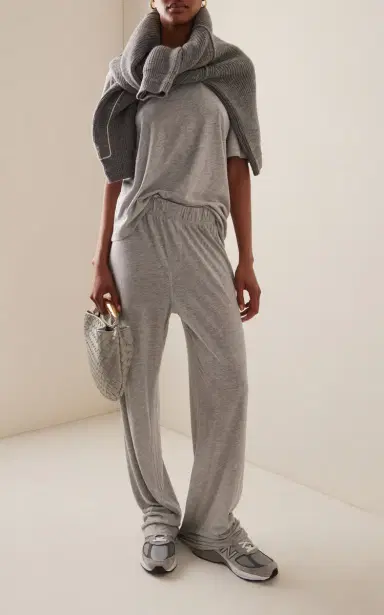 ÉTERNE Cotton-Modal Lounge Pants | Thumbnail 2 ÉTERNE Cotton-Modal Lounge Pants | Thumbnail 2