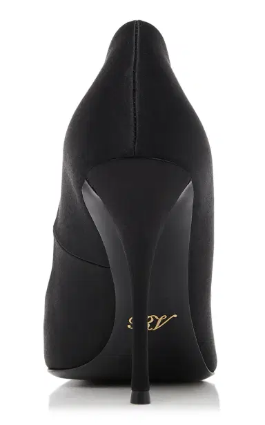 Roger Vivier Flower Embellished Satin Pumps | Thumbnail 3 Roger Vivier Flower Embellished Satin Pumps | Thumbnail 3