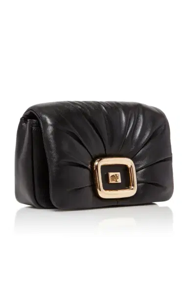 Roger Vivier Viv' Choc Me Gold-Tone Leather Bag | Thumbnail 4