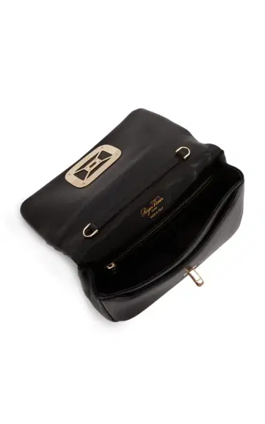 Roger Vivier Viv' Choc Me Gold-Tone Leather Bag | Thumbnail 7
