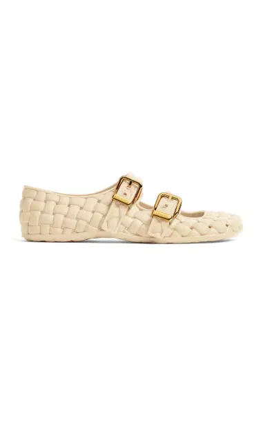 Bottega Veneta Amy Mary-Jane Rubber Ballet Flats | Thumbnail 1 Bottega Veneta Amy Mary-Jane Rubber Ballet Flats | Thumbnail 1