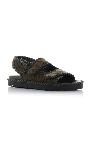 Bottega Veneta Jack Corduroy Slingback Sandals | Thumbnail 5 Bottega Veneta Jack Corduroy Slingback Sandals | Thumbnail 5