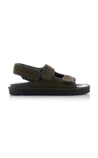 Bottega Veneta Jack Corduroy Slingback Sandals | Thumbnail 6 Bottega Veneta Jack Corduroy Slingback Sandals | Thumbnail 6