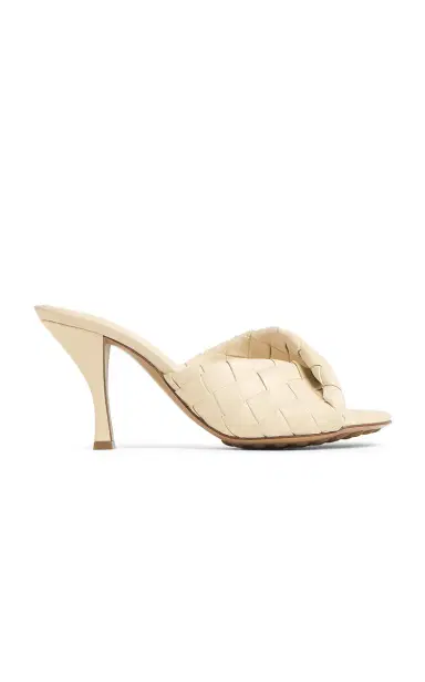 Bottega Veneta Blink Intrecciato Leather Mules | Thumbnail 1 Bottega Veneta Blink Intrecciato Leather Mules | Thumbnail 1