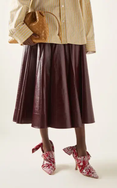 Bottega Veneta Bunnie Bandana Leather Slingback Pumps | Thumbnail 2 Bottega Veneta Bunnie Bandana Leather Slingback Pumps | Thumbnail 2