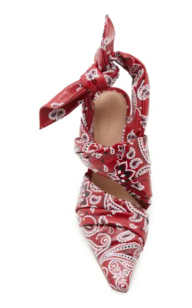 Bottega Veneta Bunnie Bandana Leather Slingback Pumps | Thumbnail 3 Bottega Veneta Bunnie Bandana Leather Slingback Pumps | Thumbnail 3