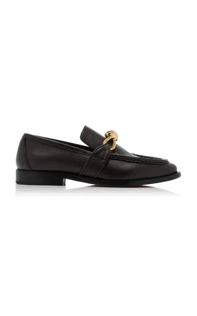 Bottega Veneta Astaire Leather Loafers