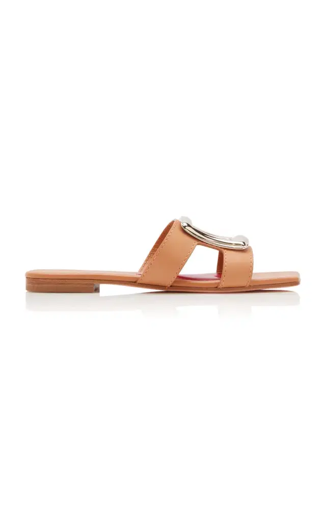 Roger Vivier New Metal Leather Sandals