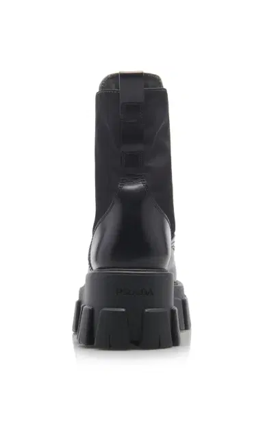 Prada Pouch-Detailed Leather Lace-Up Boots | Thumbnail 8 Prada Pouch-Detailed Leather Lace-Up Boots | Thumbnail 8