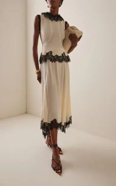 Ulla Johnson Rosine Asymmetrical Silk Skirt | Thumbnail 2