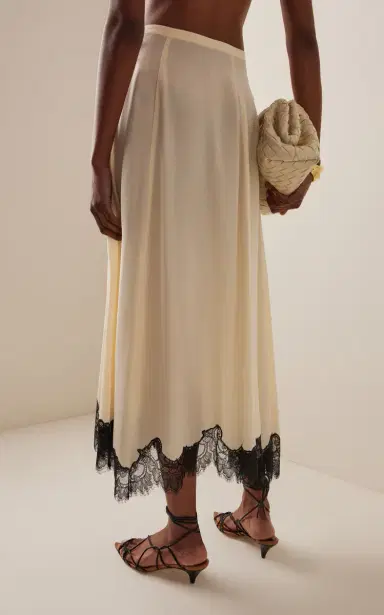 Ulla Johnson Rosine Asymmetrical Silk Skirt | Thumbnail 4