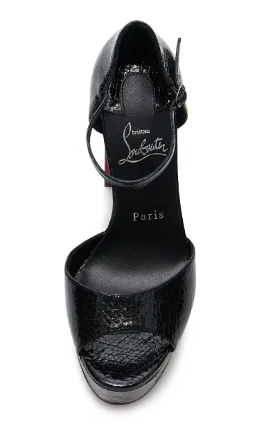 Christian Louboutin Sandaloo 130mm Patent Leather Sandals | Thumbnail 3 Christian Louboutin Sandaloo 130mm Patent Leather Sandals | Thumbnail 3