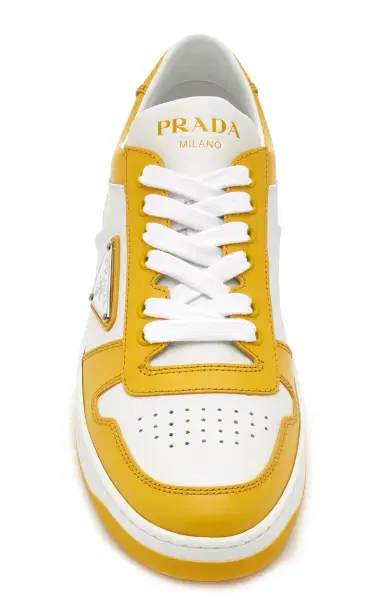Prada Cassetta Leather Sneakers | Thumbnail 3 Prada Cassetta Leather Sneakers | Thumbnail 3