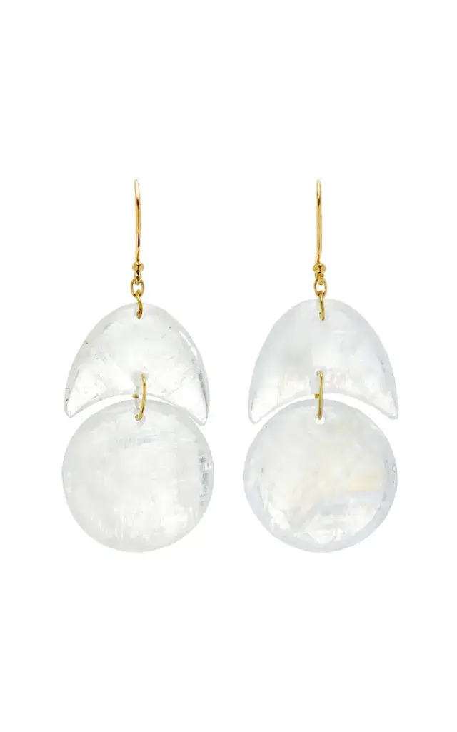18K Moonstone Tiny Arps 18K Moonstone Tiny Arps
