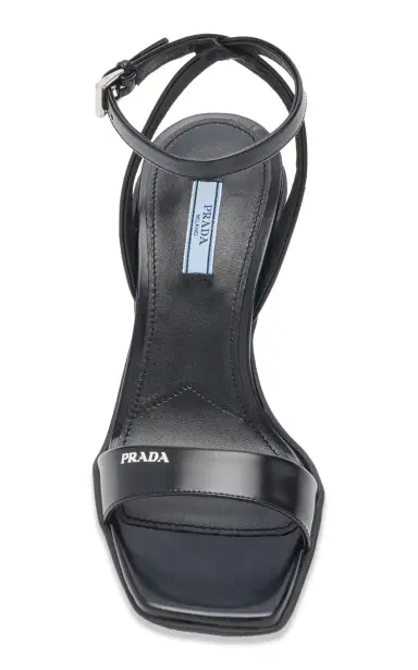 Prada Logo-Print Leather Sandals | Thumbnail 3 Prada Logo-Print Leather Sandals | Thumbnail 3