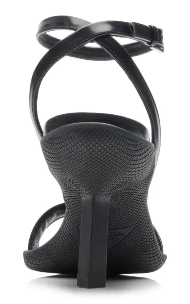 Prada Logo-Print Leather Sandals | Thumbnail 4 Prada Logo-Print Leather Sandals | Thumbnail 4