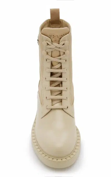 Prada Re-Nylon and Leather Lace-Up Boots | Thumbnail 3 Prada Re-Nylon and Leather Lace-Up Boots | Thumbnail 3