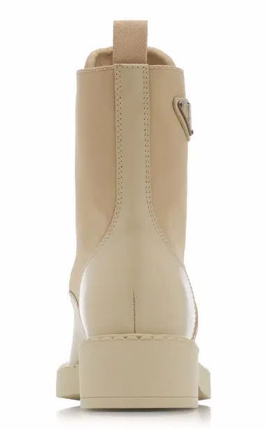 Prada Re-Nylon and Leather Lace-Up Boots | Thumbnail 4 Prada Re-Nylon and Leather Lace-Up Boots | Thumbnail 4