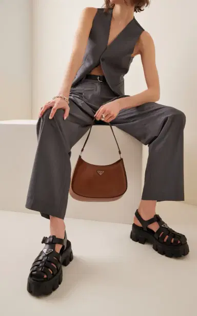 Prada Monolith Rubber Fisherman Sandals | Thumbnail 2