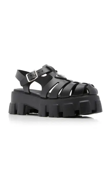 Prada Monolith Rubber Fisherman Sandals | Thumbnail 5