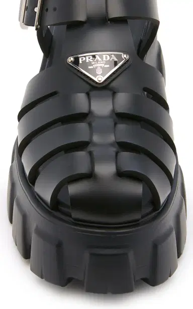 Prada Monolith Rubber Fisherman Sandals | Thumbnail 6