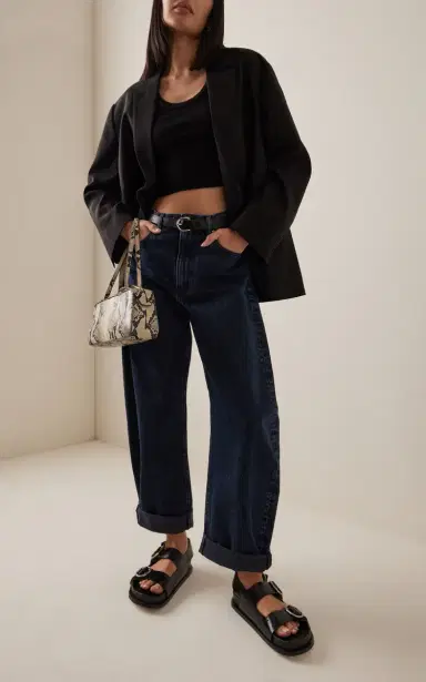 FRAME The Bubble High-Rise Barrel Jeans | Thumbnail 2