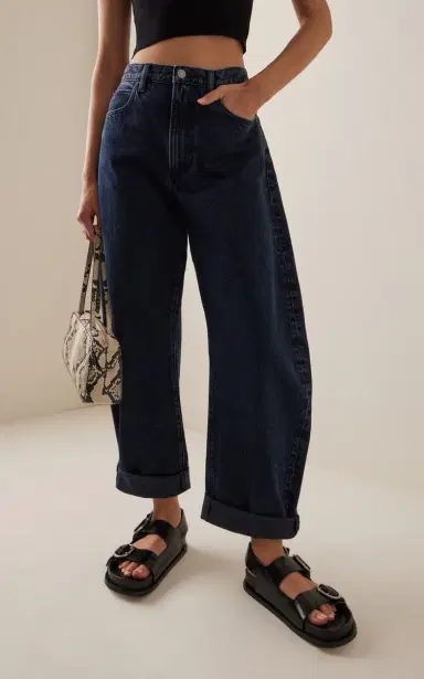 FRAME The Bubble High-Rise Barrel Jeans | Thumbnail 3