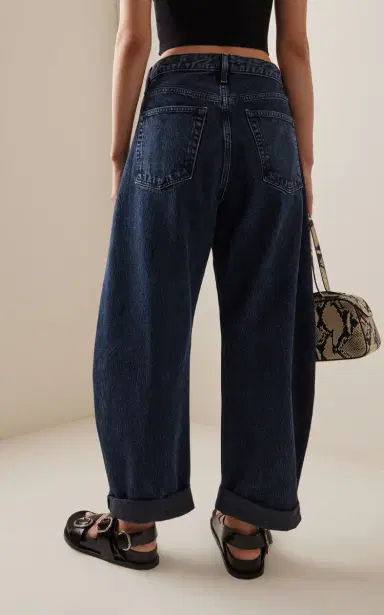 FRAME The Bubble High-Rise Barrel Jeans | Thumbnail 4